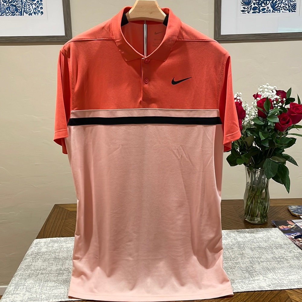 Nike Men’s Dru-FIT Victory Colorblock Golf Polo Size S.